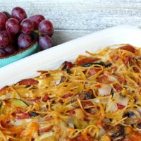 Turkey Sausage Spaghetti Frittata Turkey Sausage Spaghetti Frittata