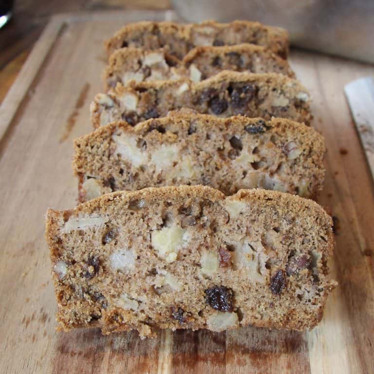 Spiced Apple Raisin Bread