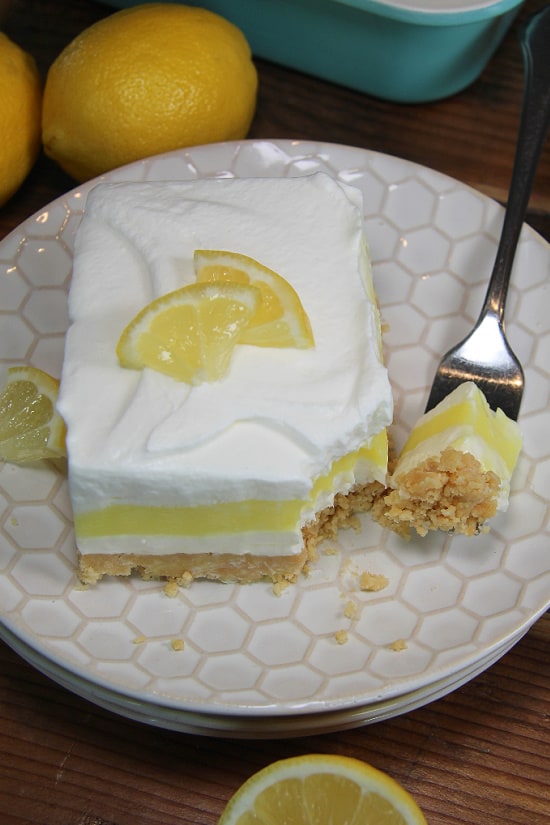 No Bake Lemon Lush | Sweet Ordeal | Dessert