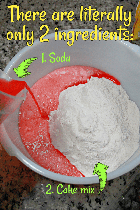 Soda Cake can be made with many different flavor variations.