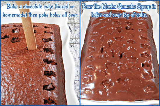 Chocolate Marshmallow Poke Cake is fun to make with the different layers of of chocolaty goodness and whipped cream.
