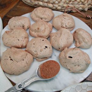 Mocha Meringue Cookies