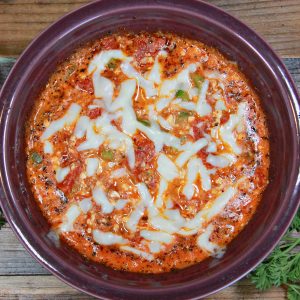 Two Minute Pizza Bowl