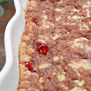 Cinnamon Swirl Cherry Dessert