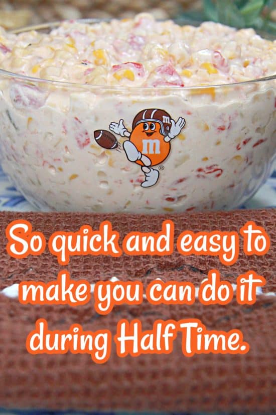 Hot Cheesy Corn Dip is perfect for Game Day, special occasions, and for indulging in cozy snack time at home.