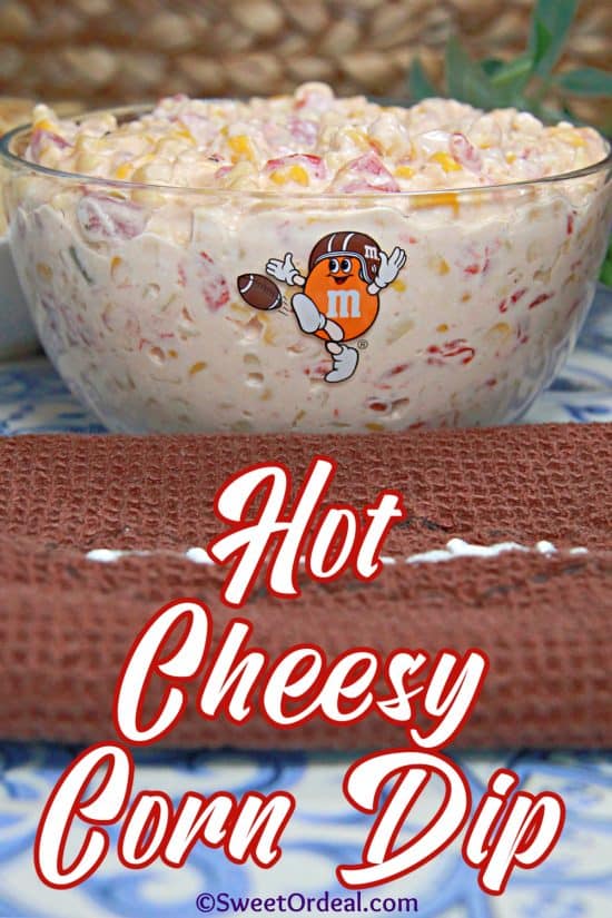 Hot Cheesy Corn Dip is everything you want in a dip: creamy cheesy, a little spicy, and packed with flavor.