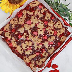 Chocolate Raspberry Cheesecake Bars