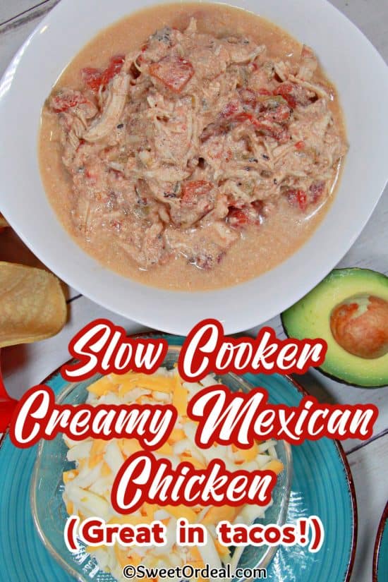 Slow Cooker Creamy Mexican Chicken delivers big flavors with minimal effort.