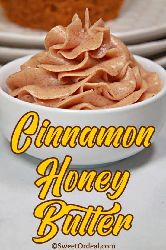 Cinnamon Honey Butter is super easy to make and brings a cozy vibe to everything you pair it with.