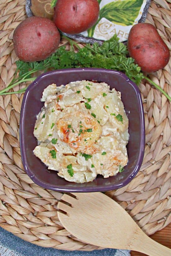 A rich and creamy side dish that is a classic comfort food.