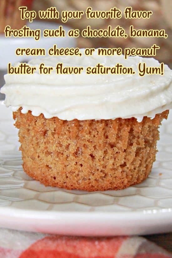 A great base cupcake to be paired with your favorite frosting.