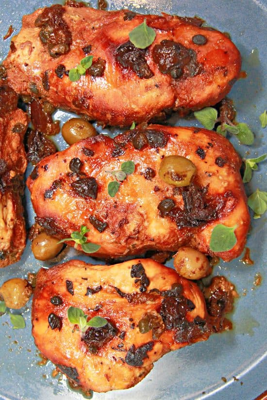 Tender, fall-apart meat cooked with prunes, green olives, and capers for a bold, sweet, and savory flavor.