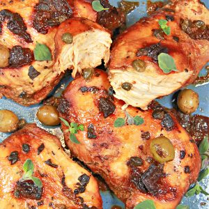 Slow Cooker Chicken Marbella