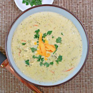 Slow Cooker Broccoli Cheese Soup