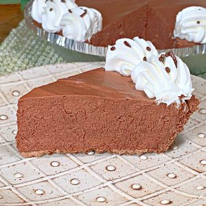 No Bake Chocolate Truffle Pie