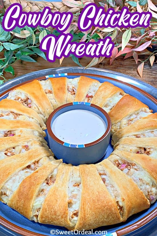 A pretty appetizer that can be sliced or pulled apart, then served with a dipping sauce.