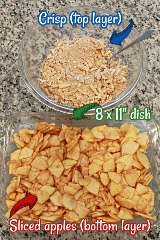 Classic Apple Crisp has tender cinnamon-spiced apples with a crispy, buttery topping.