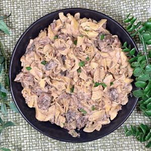 Slow Cooker Beef Stroganoff