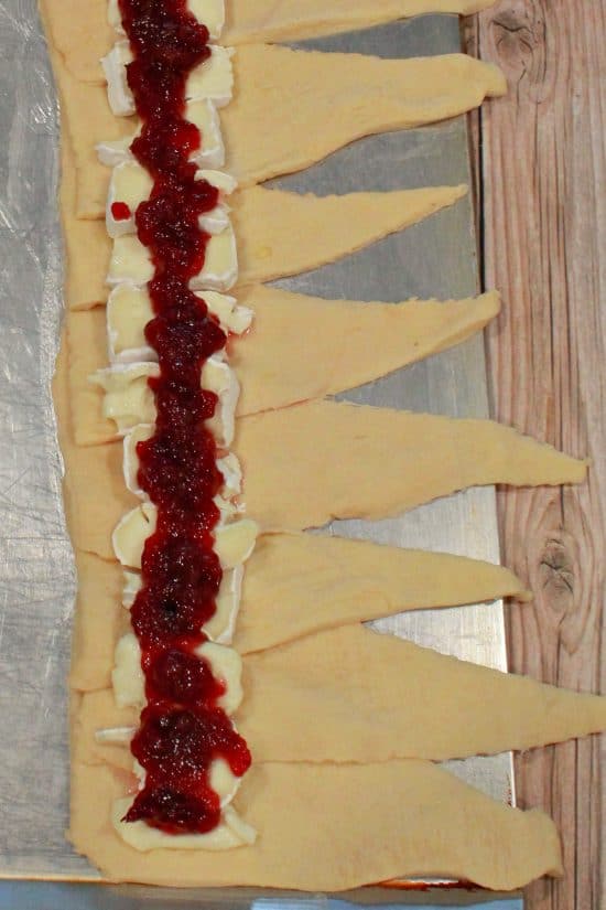Cranberry Brie Crescent Bake is fun and easy to make using only three ingredients.