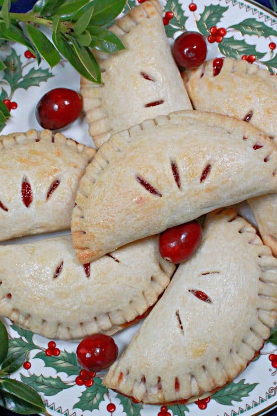 Gingered Cranberry Hand Pies have all the warm flavors of the holidays wrapped in a flaky crust.