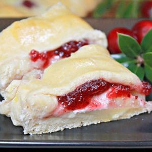 Cranberry Brie Crescent Bake