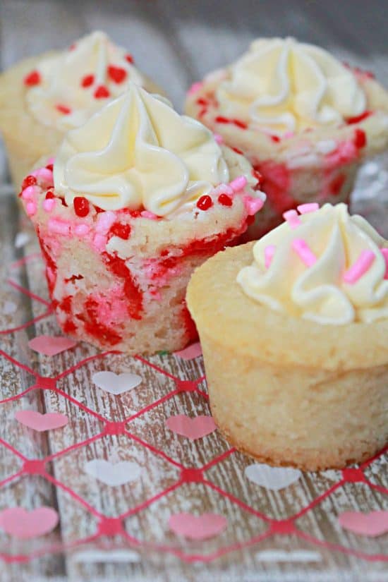 A sprinkle-customized dessert made with premade ingredients for easy assembly.