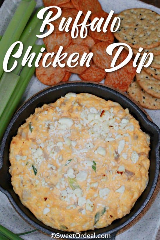 Cream cheese, sour cream, and buffalo sauce smother the rotisserie chicken in this delicious appetizer.
