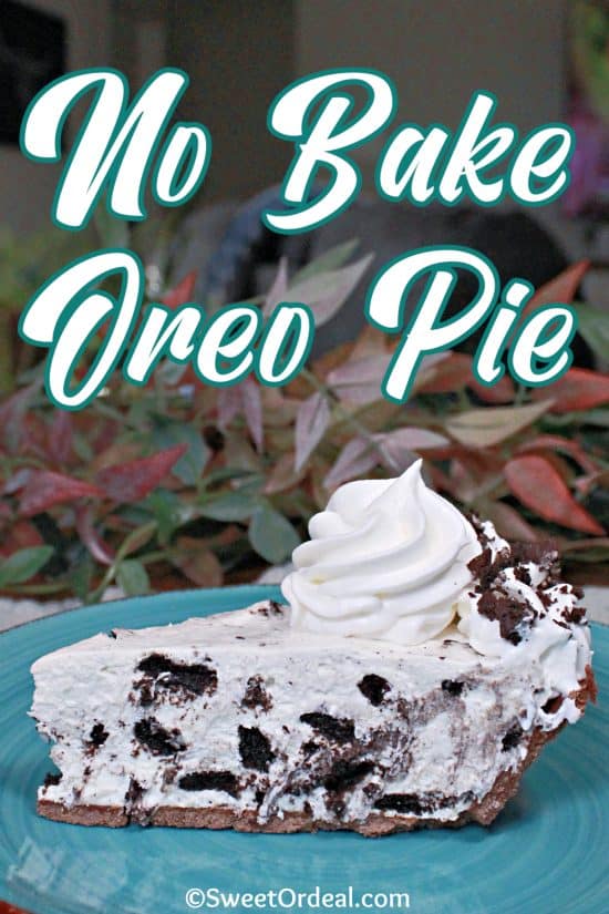 No Bake Oreo Pie is a quick and easy dessert that's perfect for all occasions.