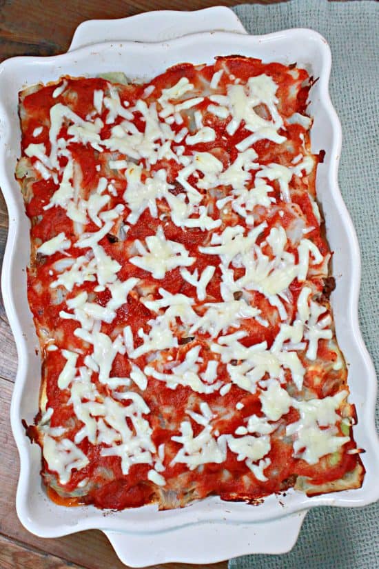 Keto Cabbage Lasagna is a cozy, low-carb Italian meal that's perfect for guests and busy nights.