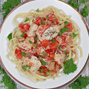 Tomato-Braised Skillet Chicken