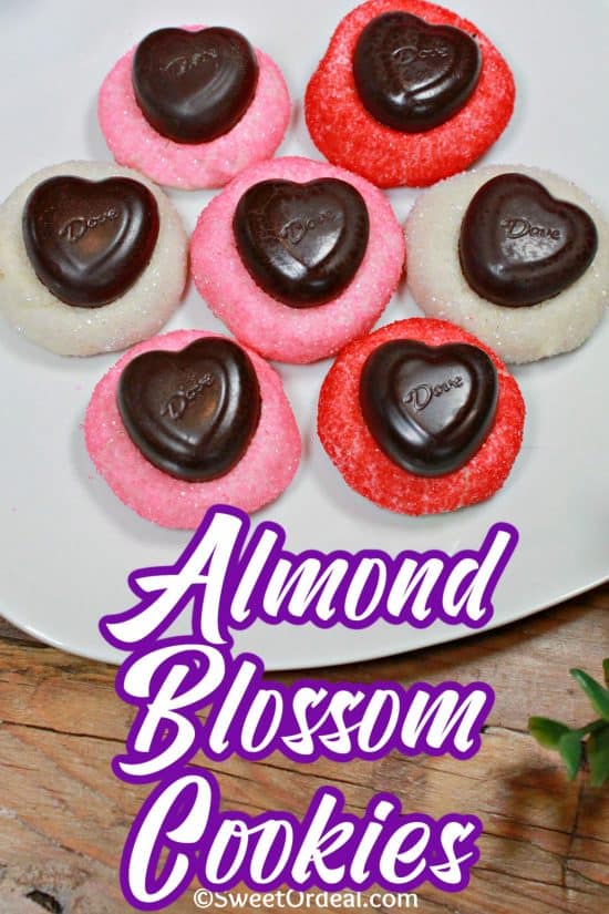 Almond Blossom Cookies are festive, delicious, and not too sweet.