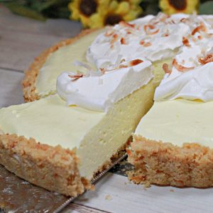 No Bake Lemon Chiffon Cheesecake