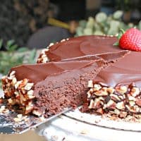 Ultimate Flourless Chocolate Truffle Cake