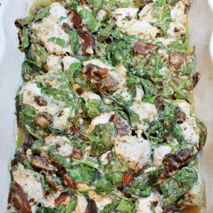 Creamy Garlic Chicken Bake