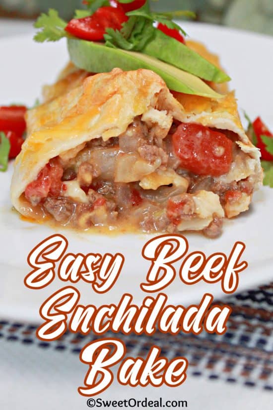 Easy Beef Enchilada Bake is a basic recipe that can be customized for everyone's taste.