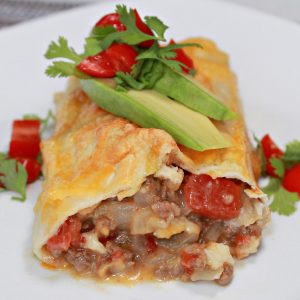 Easy Beef Enchilada Bake