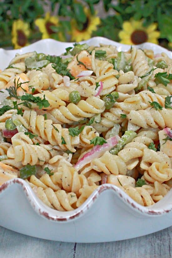 The perfect cold side dish for BBQs, holidays, and potlucks with beautiful colors and delicious flavors.