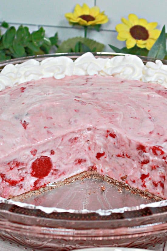 Chocolate Cherry Icebox Pie is a no-bake, make-ahead dessert that's customizable with all your favorite toppings.