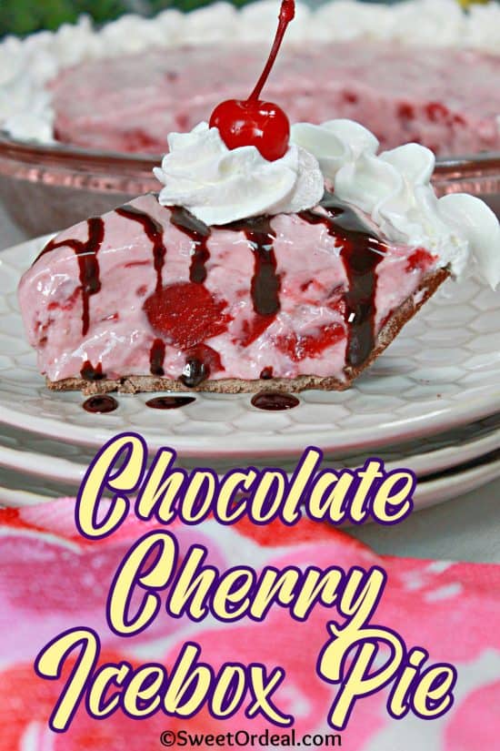 Chocolate Cherry Icebox Pie is creamy, cold, a little nostalgic, and dangerously easy to make.