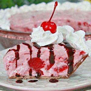 Chocolate Cherry Icebox Pie