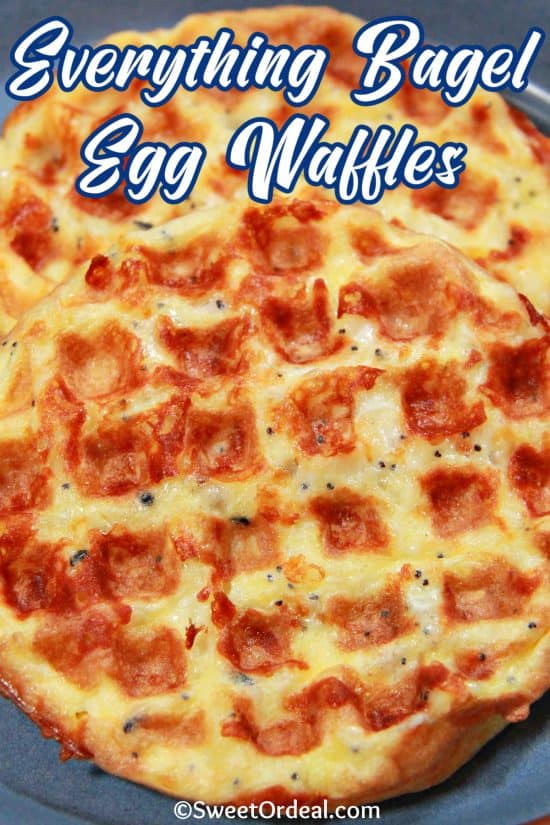 Use a mini waffle maker to quickly cook these delicious chaffles.