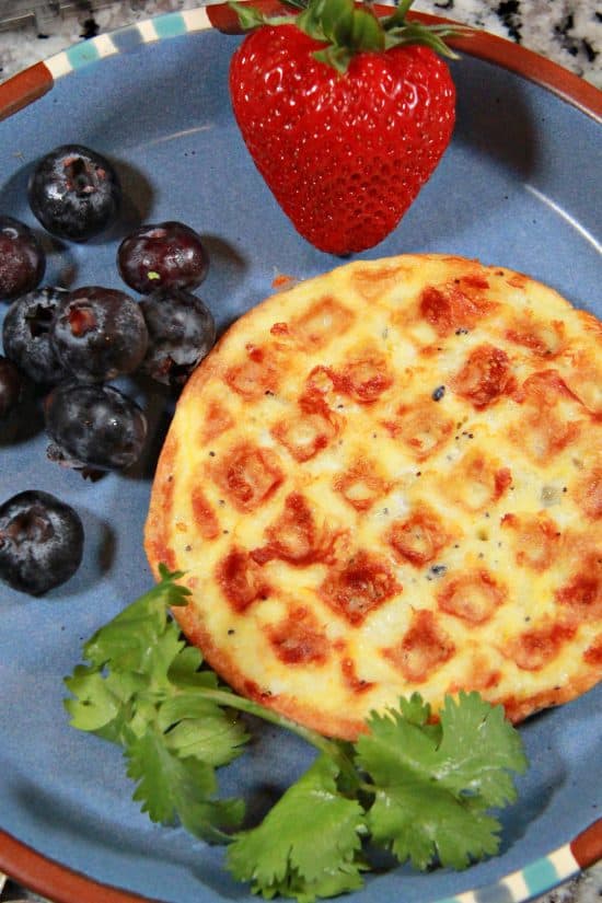 Everything Bagel Egg Waffles are low-carb and easily customized with your favorite herbs and spices.