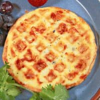 Everything Bagel Egg Waffles Everything Bagel Egg Waffles