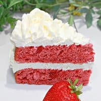 Strawberry Cloud Cake