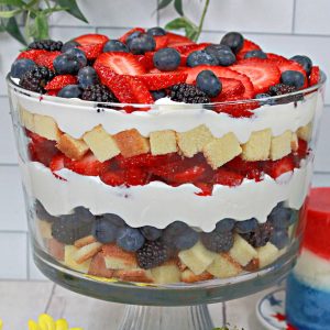 Triple Berry Cream Trifle