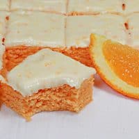 Easy Orange Creamsicle Brownies
