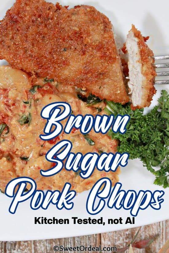 Brown Sugar Pork Chops has a delicious crispy coating with big flavor.
