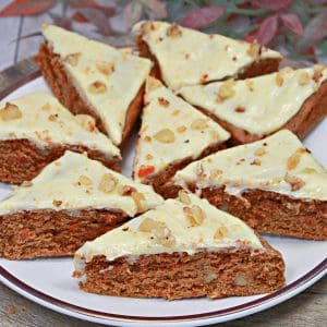 Carrot Cake Orange Brownies