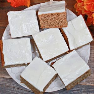 Pumpkin Spice Cake Brownies